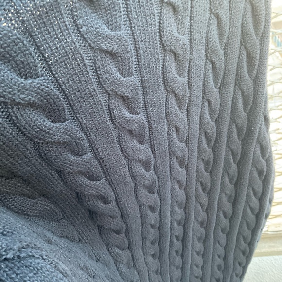 Polo Ralph Lauren Cable-knit Cotton Quarter Zip Sweater- Navy - Picture 6 of 8